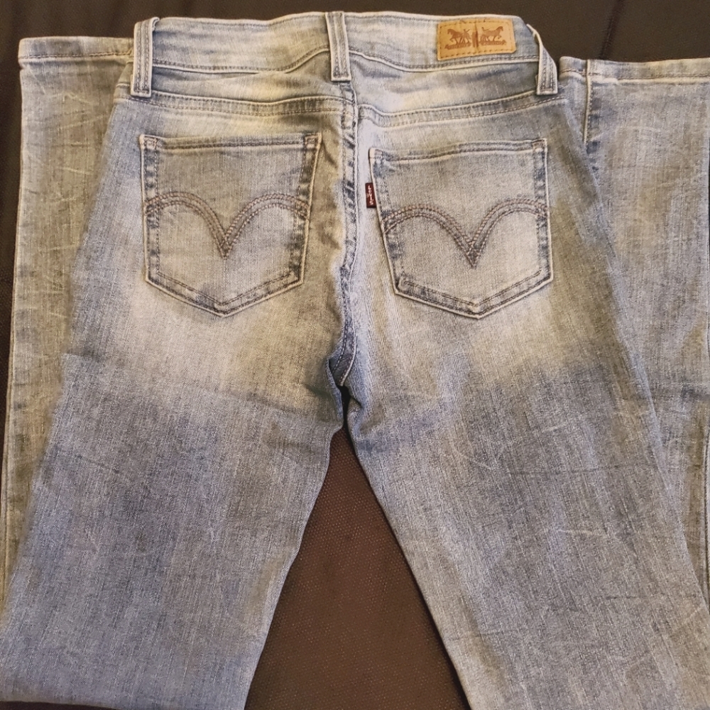 Skinny Levi faded Jeans
